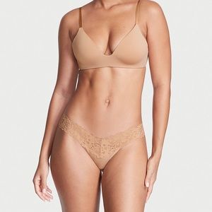 NWOT Victoria Secret Panty - Cream - Size L